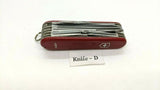 Vtg Victorinox Champion Officier Suisse SAK Folding Pocket Knife Mag Glass 91mm