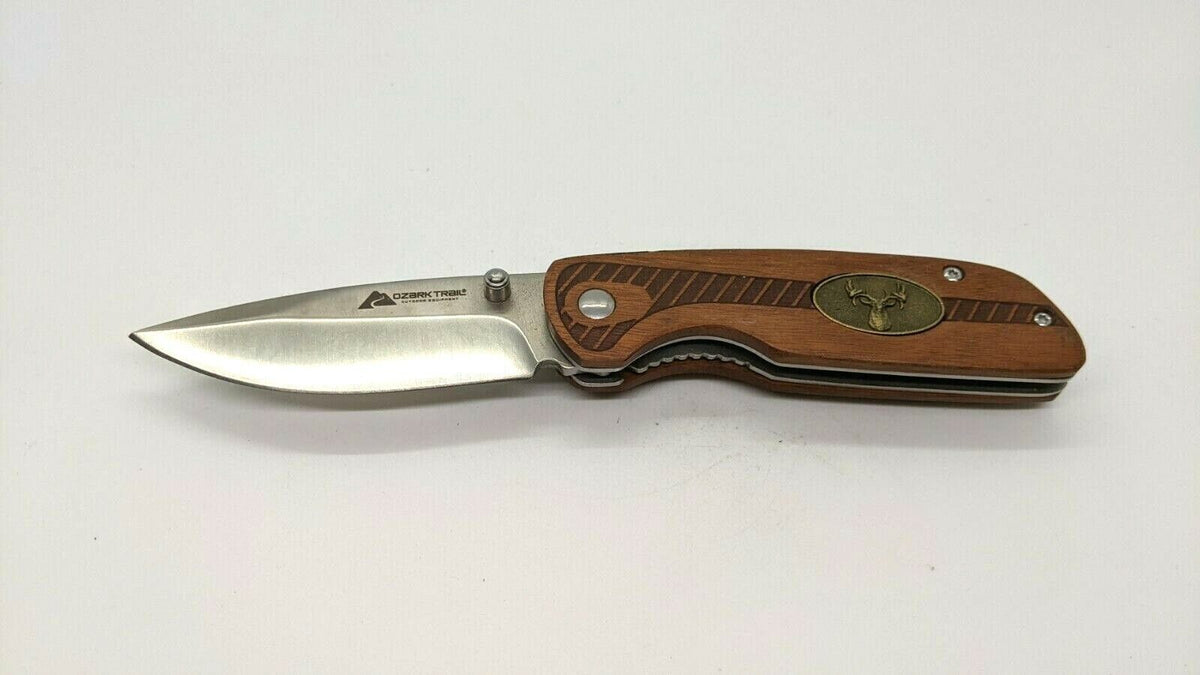 Ozark Trail Outdoor Equipment Whitetail Series Folding Pocket Knife Wo