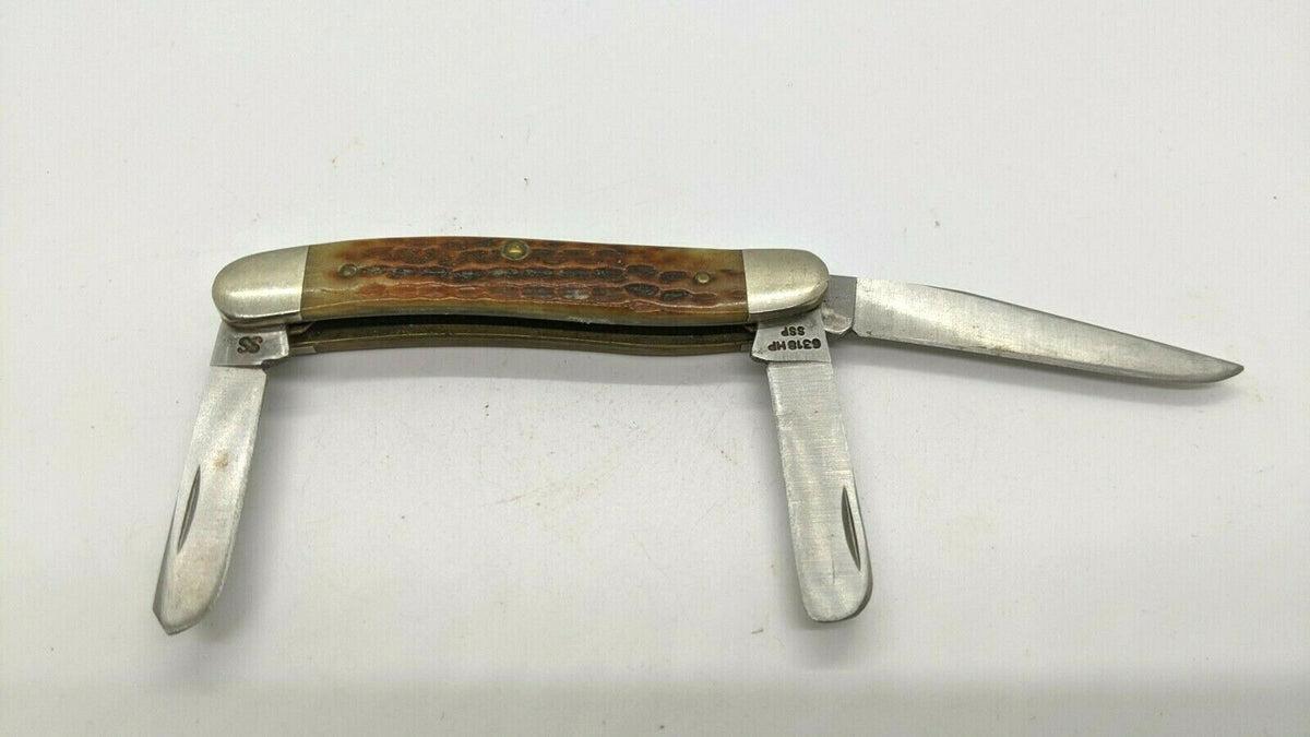 Vintage Case XX Chromium 236 10 Meat Slicer Slicing Knife