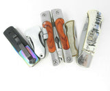 Wholesale Grab Bag Lot Pocket Knives & Multi-Tools Various Brands Treasure Hunt