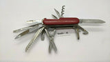 Vtg Victorinox Champion Officier Suisse SAK Folding Pocket Knife Mag Glass 91mm