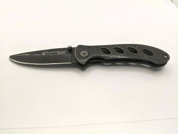 Smith & Wesson Oasis SW423B Tactical Folding Pocket Knife Plain Edge Liner Lock