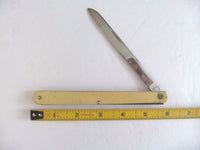 Vintage Colonial Prov. R.I. 5.75" Plain Long Blade Folding Knife