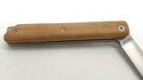 Laurent Cordier Design Br@bancon (Secret) Folding Pocket Knife Orange Corian SS