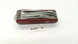 Vtg Victorinox Champion Officier Suisse SAK Folding Pocket Knife Mag Glass 91mm