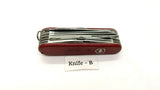 Vtg Victorinox Champion Officier Suisse SAK Folding Pocket Knife Mag Glass 91mm