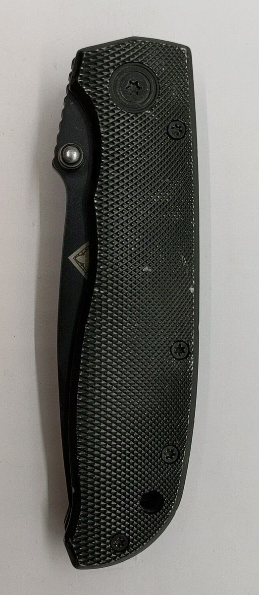 Sparta Liner Lock Combination Drop Point Blade Black Color Folding Poc