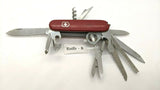 Vtg Victorinox Champion Officier Suisse SAK Folding Pocket Knife Mag Glass 91mm
