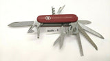Vtg Victorinox Champion Officier Suisse SAK Folding Pocket Knife Mag Glass 91mm