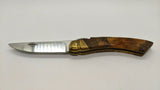Vtg Le Petit Correze 8cm Stainless Steel Blade Folding Pocket Knife Walnut Wood