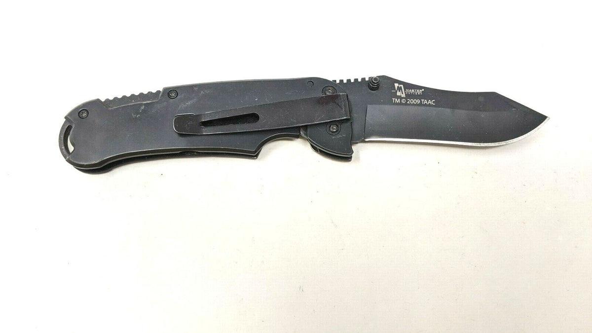 Master Cutlery Termination Salvation Folding Pocket Knife Plain Frame