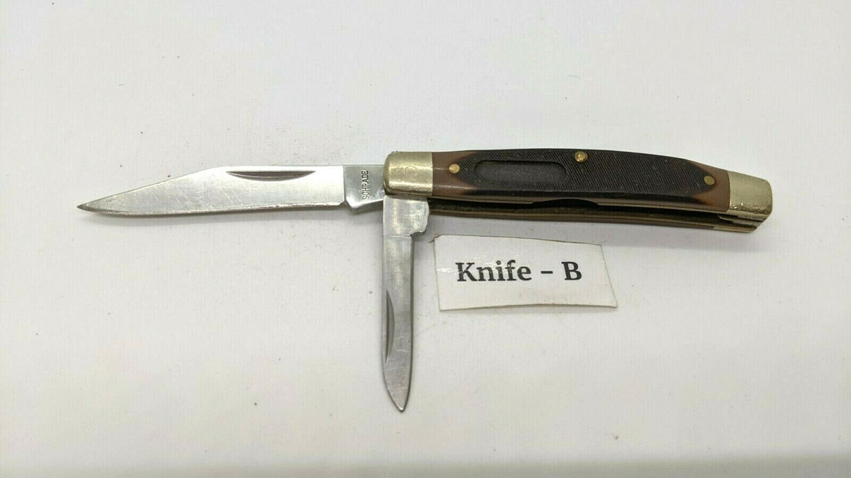 schrade KNIFE VINTAGE FOLDING old timer buck hunt fish tool - tools - by  owner - sale - craigslist