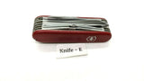 Vtg Victorinox Champion Officier Suisse SAK Folding Pocket Knife Mag Glass 91mm
