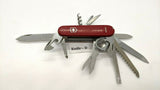 Vtg Victorinox Champion Officier Suisse SAK Folding Pocket Knife Mag Glass 91mm