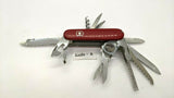 Vtg Victorinox Champion Officier Suisse SAK Folding Pocket Knife Mag Glass 91mm