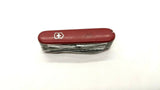 Vtg Victorinox Champion Officier Suisse SAK Folding Pocket Knife Mag Glass 91mm