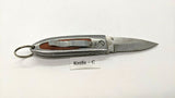 Stainless Rostfrei ESP K&R #63770 Folding Pocket Knife Aluminum w/Inlaid Wood