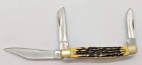 Ruko Ruk0072 440A Stockman Delrin Simulated Deer Horn Scale Folding Pocket Knife