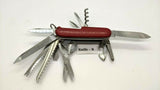 Vtg Victorinox Champion Officier Suisse SAK Folding Pocket Knife Mag Glass 91mm