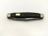 Vtg RARE John Primble Belknap Hdw & Mfg Co #4987 Folding Pocket Knife Moose Bone
