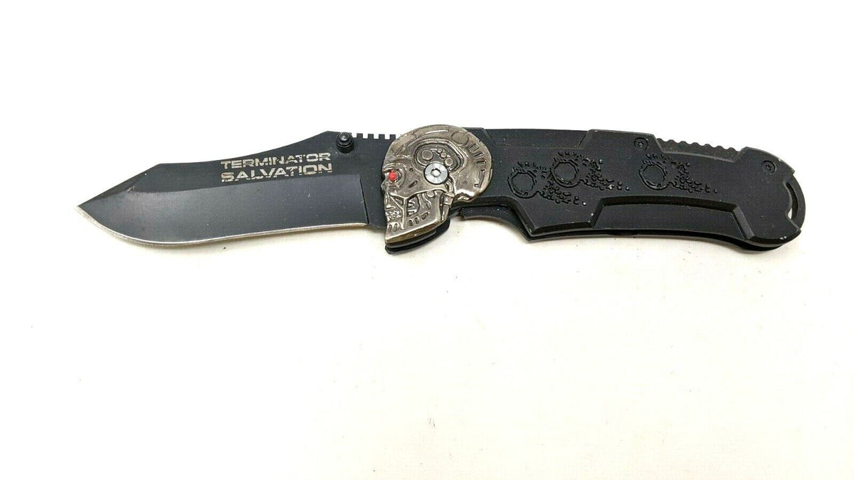 Master Cutlery Termination Salvation Folding Pocket Knife Plain Frame