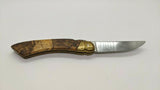 Vtg Le Petit Correze 8cm Stainless Steel Blade Folding Pocket Knife Walnut Wood