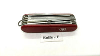 Vtg Victorinox Champion Officier Suisse SAK Folding Pocket Knife Mag Glass 91mm