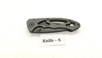 Smith & Wesson Model CK400 Folding Pocket Knife Gray Frame Lock Stainless Steel