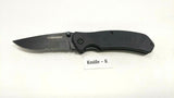 Husky Black Single Combo Edge Blade Folding Pocket Knife Liner Lock **Various**