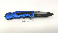 Tac-Force Speedster TF-835 Tactical Folding Pocket Knife Assisted Police Blue