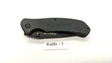 Husky Black Single Combo Edge Blade Folding Pocket Knife Liner Lock **Various**