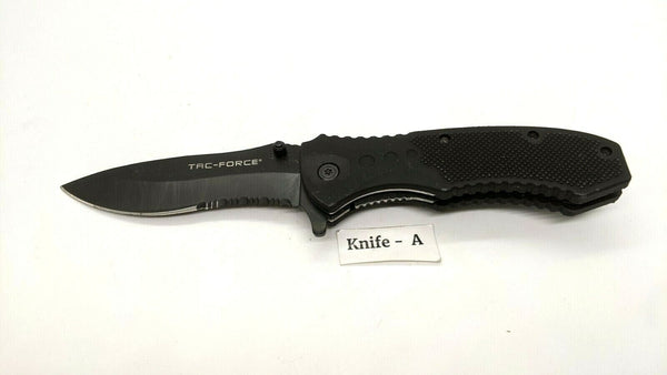 Tac-Force TF-800 Speedster Folding Pocket Knife Assisted Combo Edge Liner Nylon
