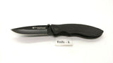 Smith & Wesson SWA15 Folding Pocket Knife Extreme Ops Liner Lock Plain Black G10