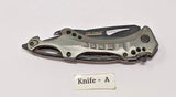 Tac-Force Speedster TF-705 Pocket Knife Spring Assisted *Variations* Gray