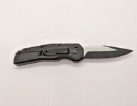 Dewalt Liner Lock Plain Edge Drop Point Blade Black Folding Pocket Knife