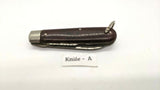 Vintage Imperial Prov RI USA Electrician's Folding Pocket Knife Lineman Flathead