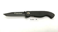 Smith & Wesson Special Tactical CKTAC Folding Pocket Knife Various Configs Black