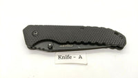 Coast DX344 Double Lock Folding Pocket Knife Combo Edge Liner Lock Black Nylon