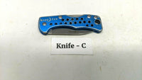 Nite Ize DooHickey Small Folding Pocket Knife Lockback Keychain Plain Aluminum