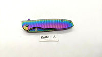 Tac-Force Speedster TF-573 Folding Pocket Knife Assisted Plain Frame Rainbow