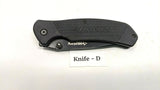 Husky Black Single Combo Edge Blade Folding Pocket Knife Liner Lock **Various**