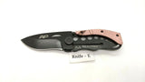 Realtree AP Pink Camo Folding Pocket Knife Plain Edge Frame Lock Blk Stainless