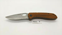 Coast DX311/DX312 Folding Knife Black/Orange Combination