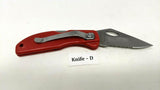 Stonebridge Single Combination Blade Folding Pocket Knife *Various Colors/Logos*