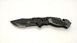 Snake Eye Tactical Series Rescue Folding Pocket Knife Assisted Combo Aluminum