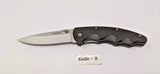 Coast LX311 Folding Pocket Knife Finger Grip Textured Nylon Plain Edge Liner Blk