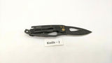 Coast Model FX200 Folding Pocket Knife Frame Lock All Black Bottle Opener Handle