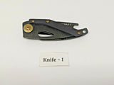 Coast Model FX200 Folding Pocket Knife Frame Lock All Black Bottle Opener Handle