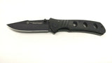 Smith & Wesson Extreme Ops SWA6 Folding Pocket Knife Plain Edge Liner Lock Black