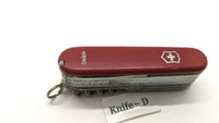 Vtg Victorinox Champion Officier Suisse SAK Folding Pocket Knife Mag Glass 91mm